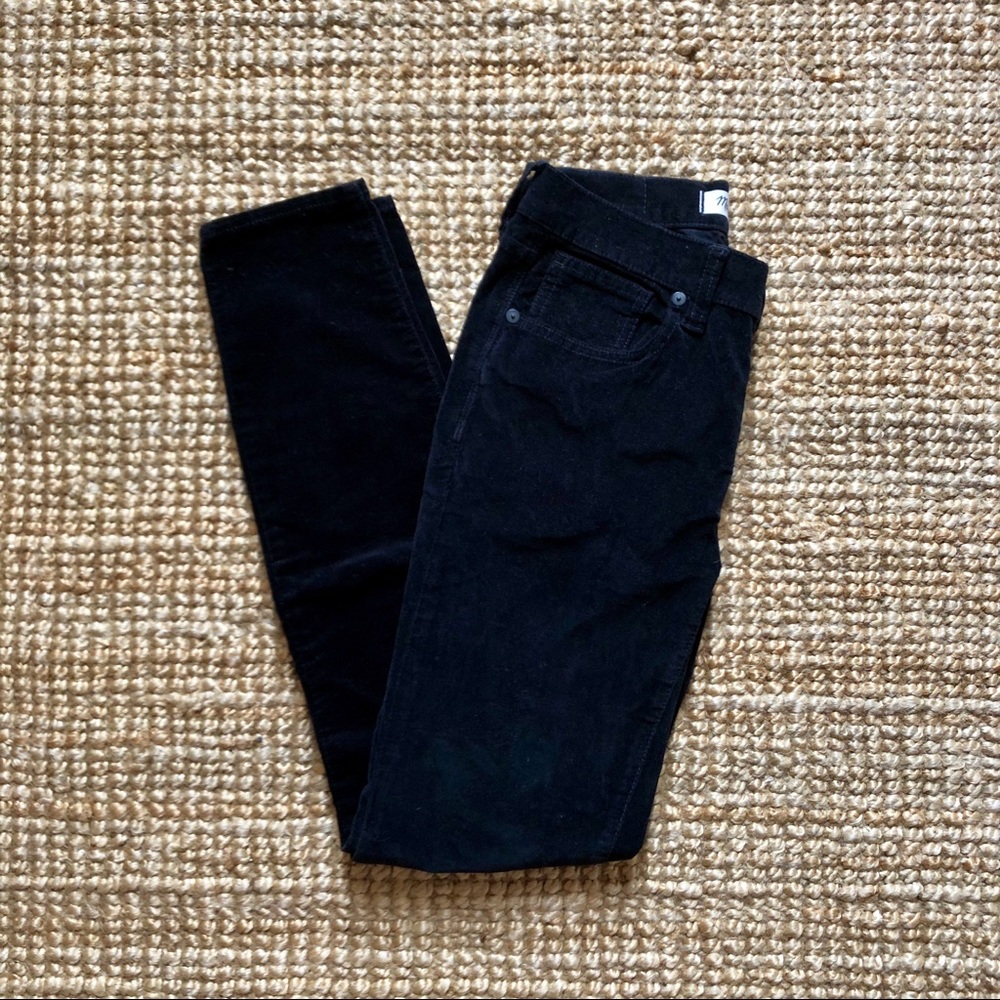 Price Drop! Madewell High Rose Velvet Skinny Pants